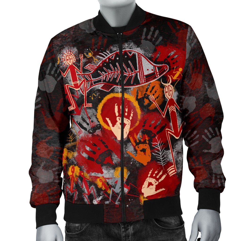 aboriginal-mens-bomber-jacket-indigenous-fish-hand-art