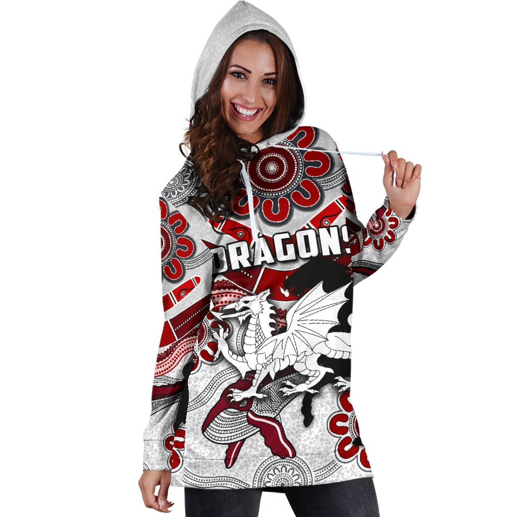 dragons-women-hoodie-dress-st-george-indigenous-white