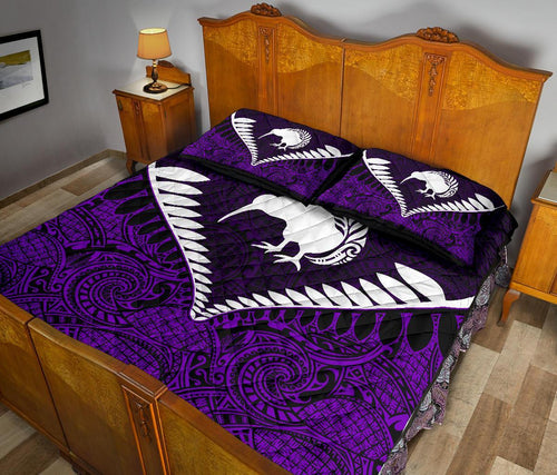 kiwi-silver-fern-classic-quilt-bed-set-purple