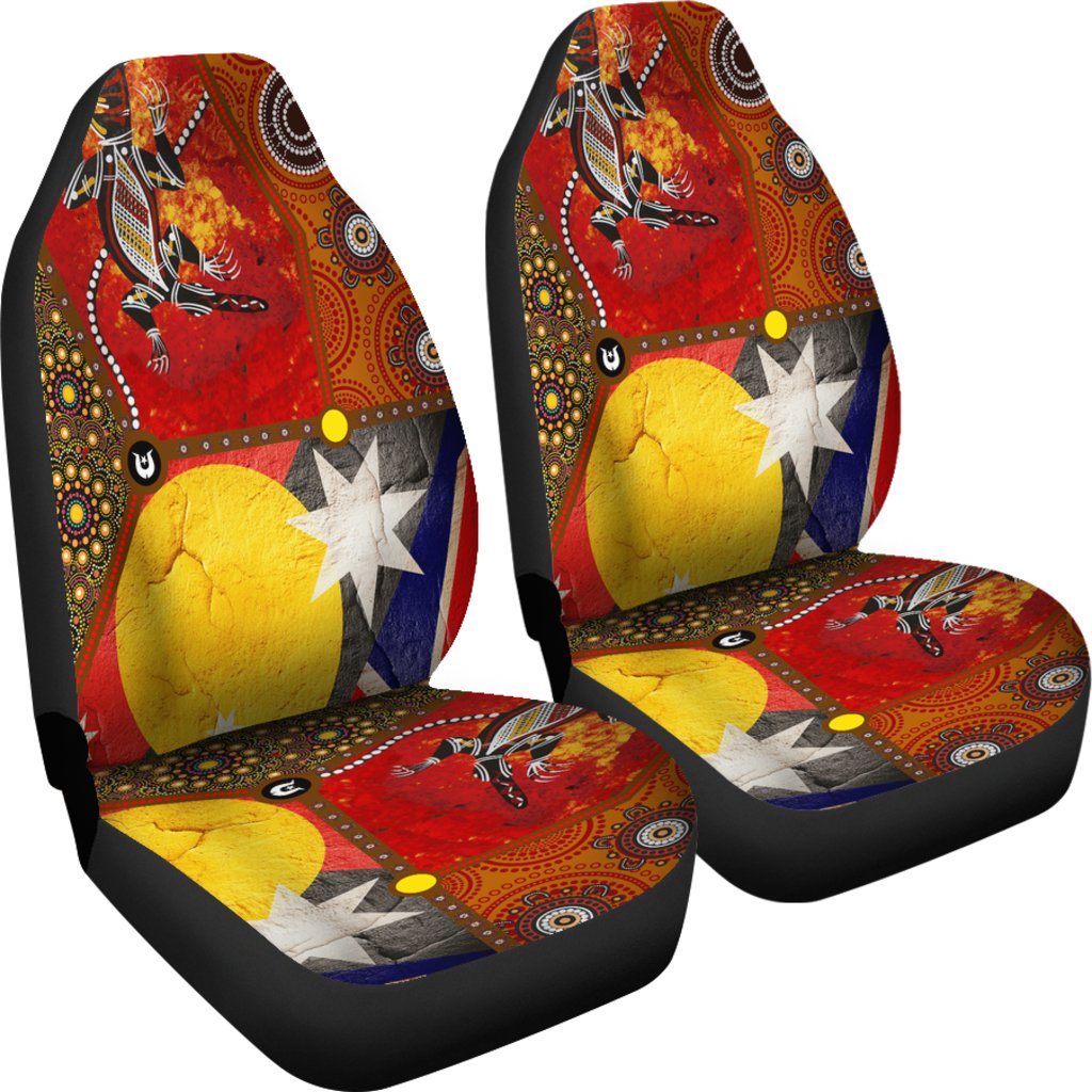 car-seat-covers-aboriginal-dot-painting-flags-crocodile