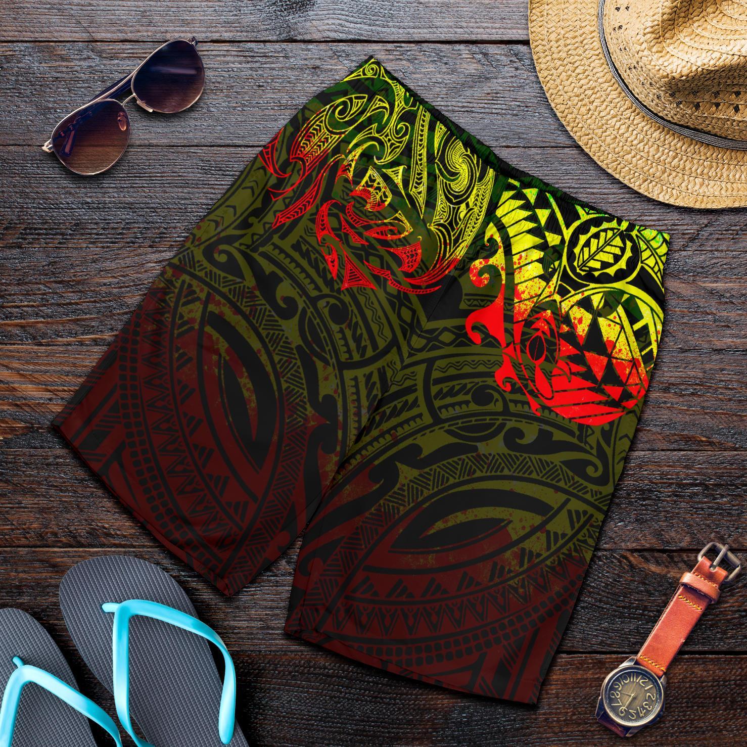 new-zealand-all-over-print-mens-shorts-maori-polynesian-tattoo-reggage