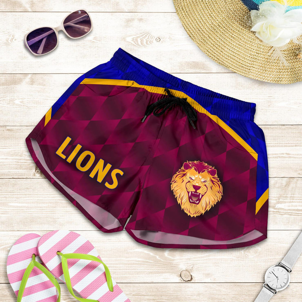 Brisbane Lions Women Shorts Powerful - Vibe Hoodie