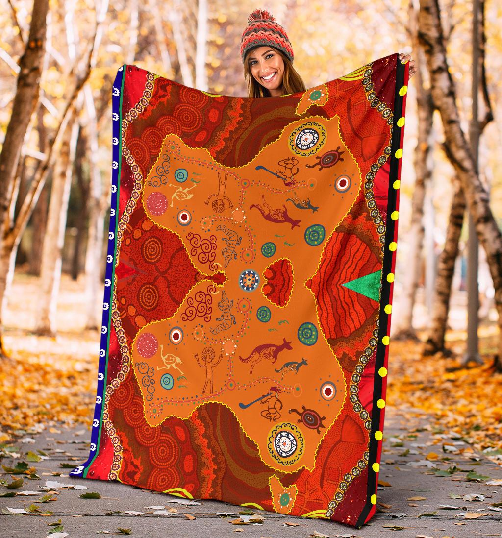 premium-blanket-aboriginal-pattern-australia-map