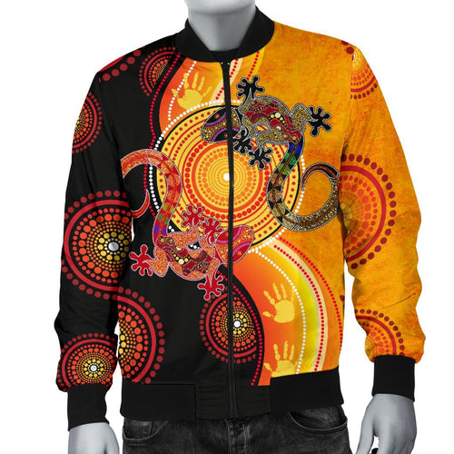 aboriginal-mens-bomber-jacket-couple-aboriginal-lizards