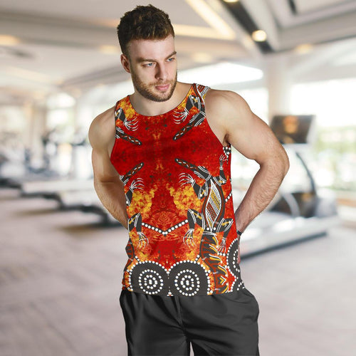 mens-tank-top-aboriginal-crocodile-dot-painting