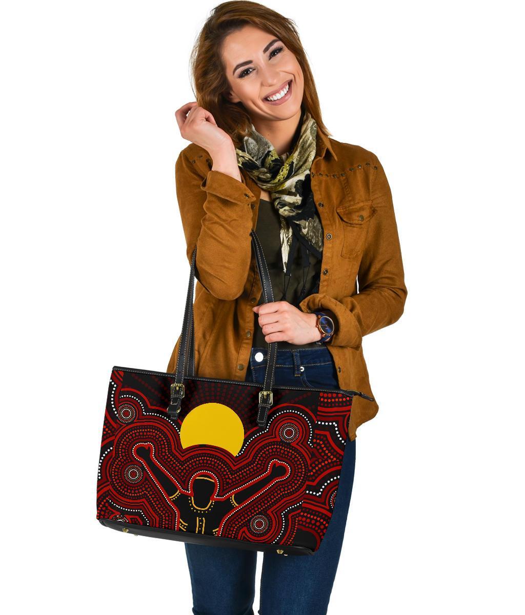 aboriginal-large-leather-tote-bag-the-sun-always-shines