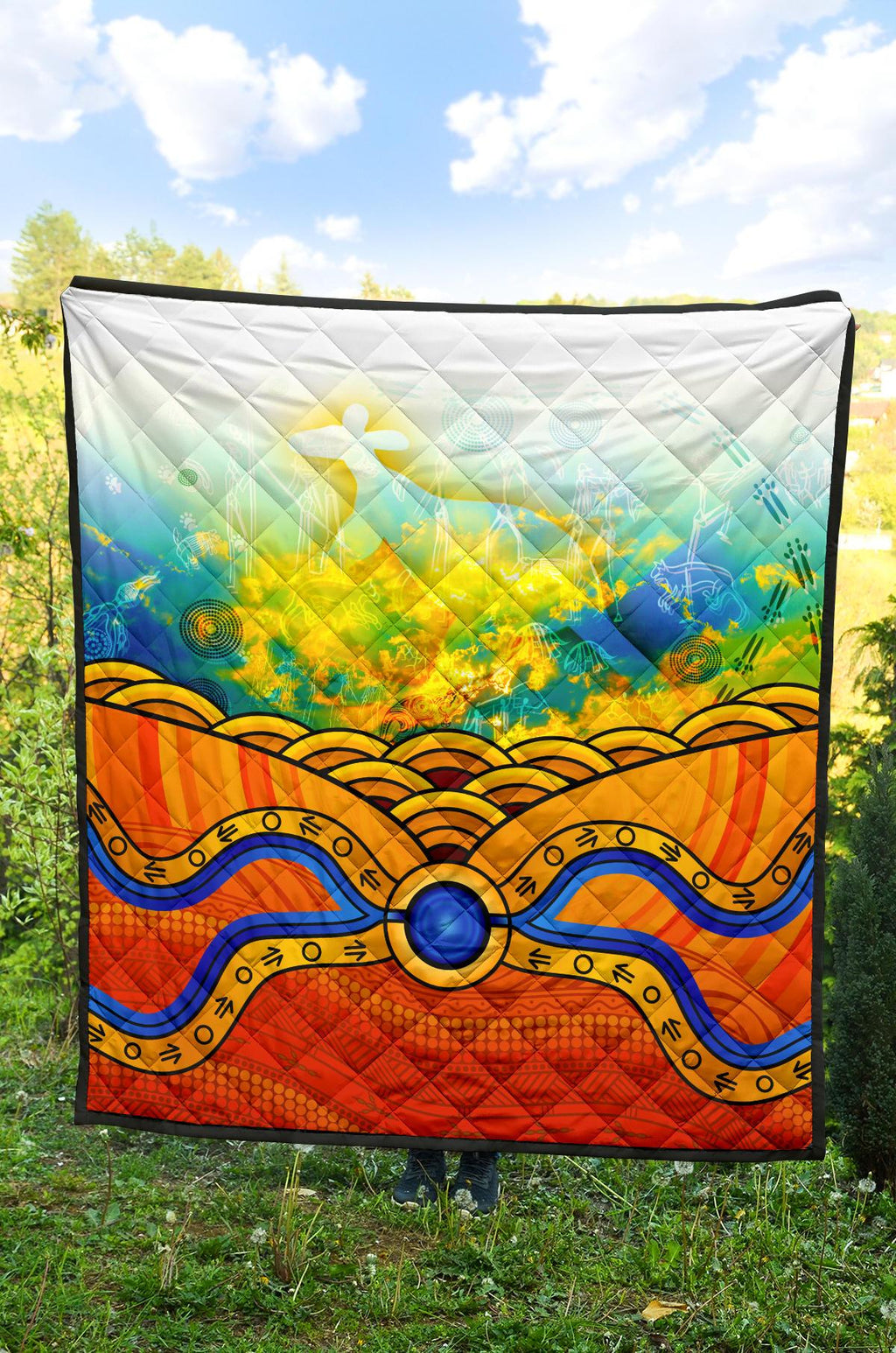 aboriginal-premium-quilt-australia-kangaroo-sky