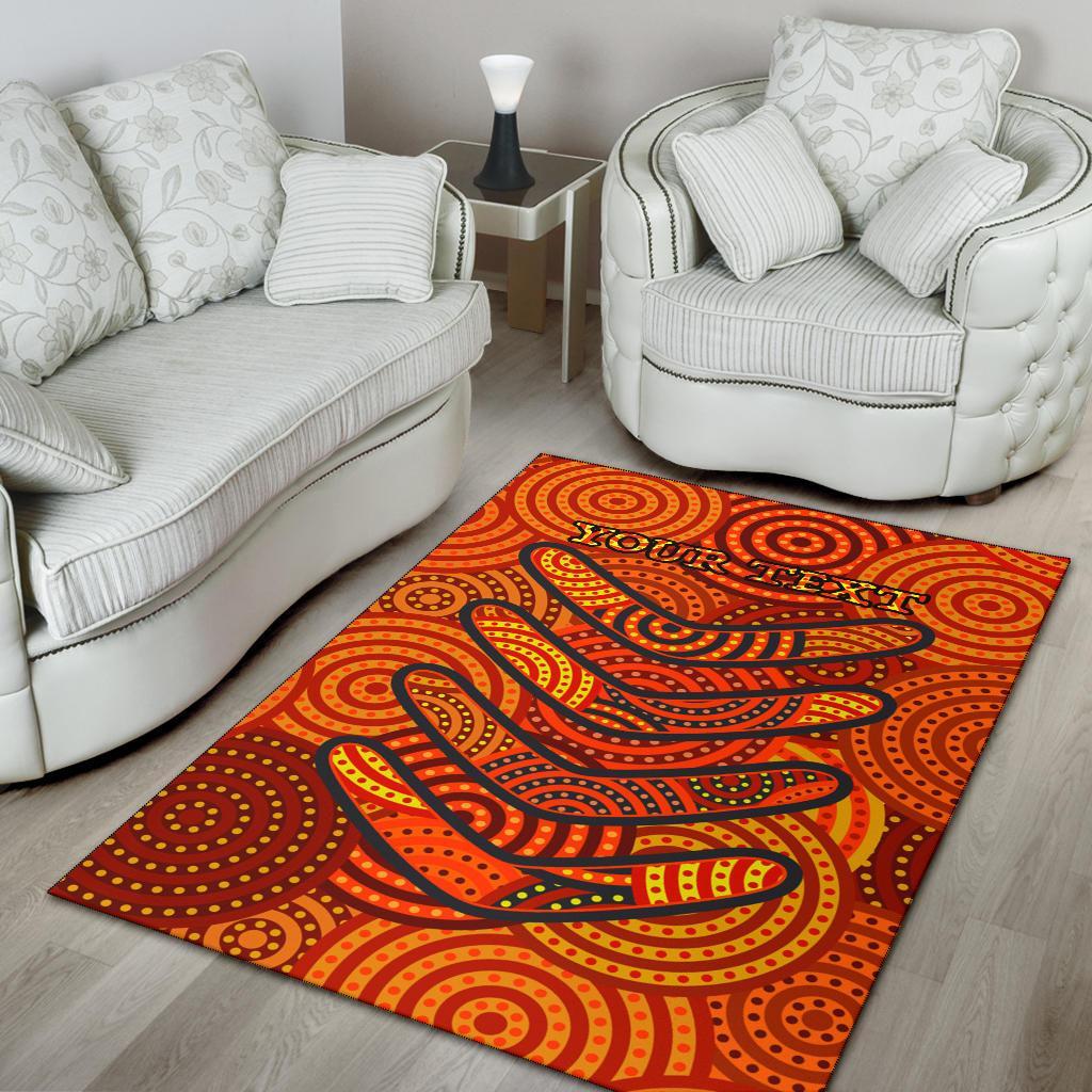 aboriginal-personalised-area-rug-aboriginal-boomerangs-and-dot-circle