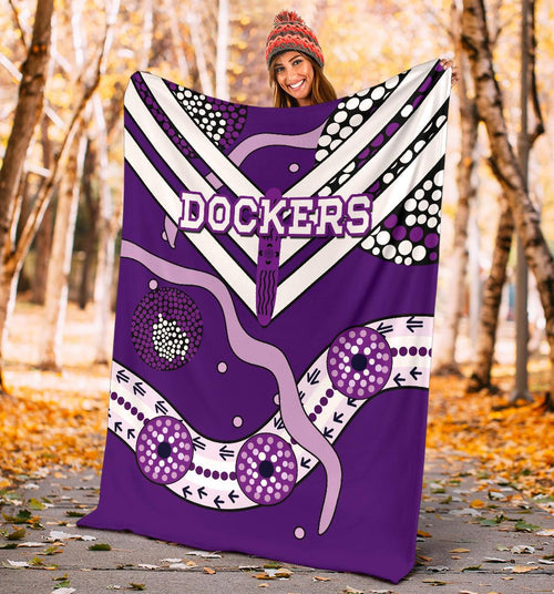 dockers-premium-blanket-indigenous-fremantle-freo