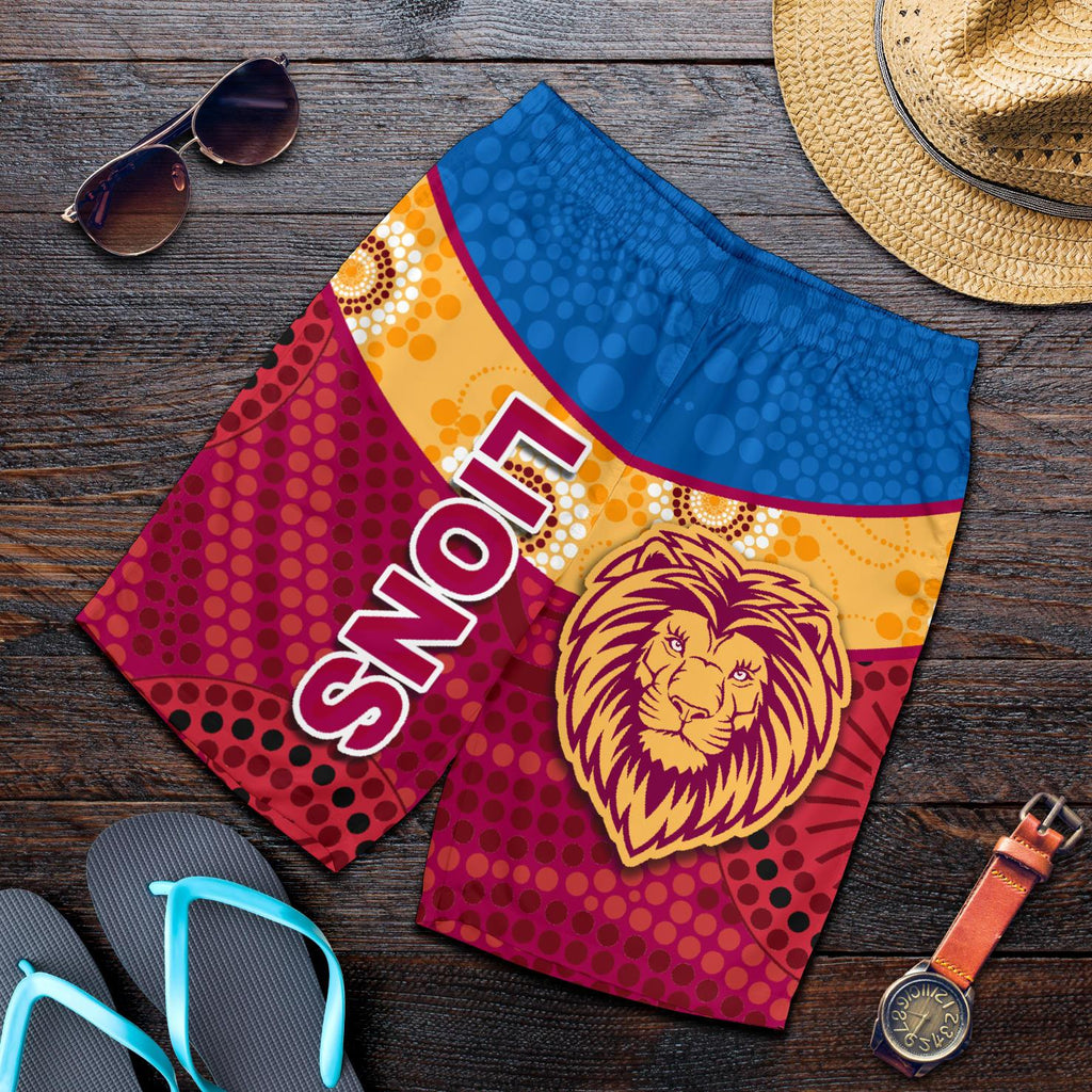 brisbane-indigenous-men-shorts-proud-lions