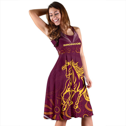 Brisbane Broncos Indigenous Women Dress - Vibe Hoodie