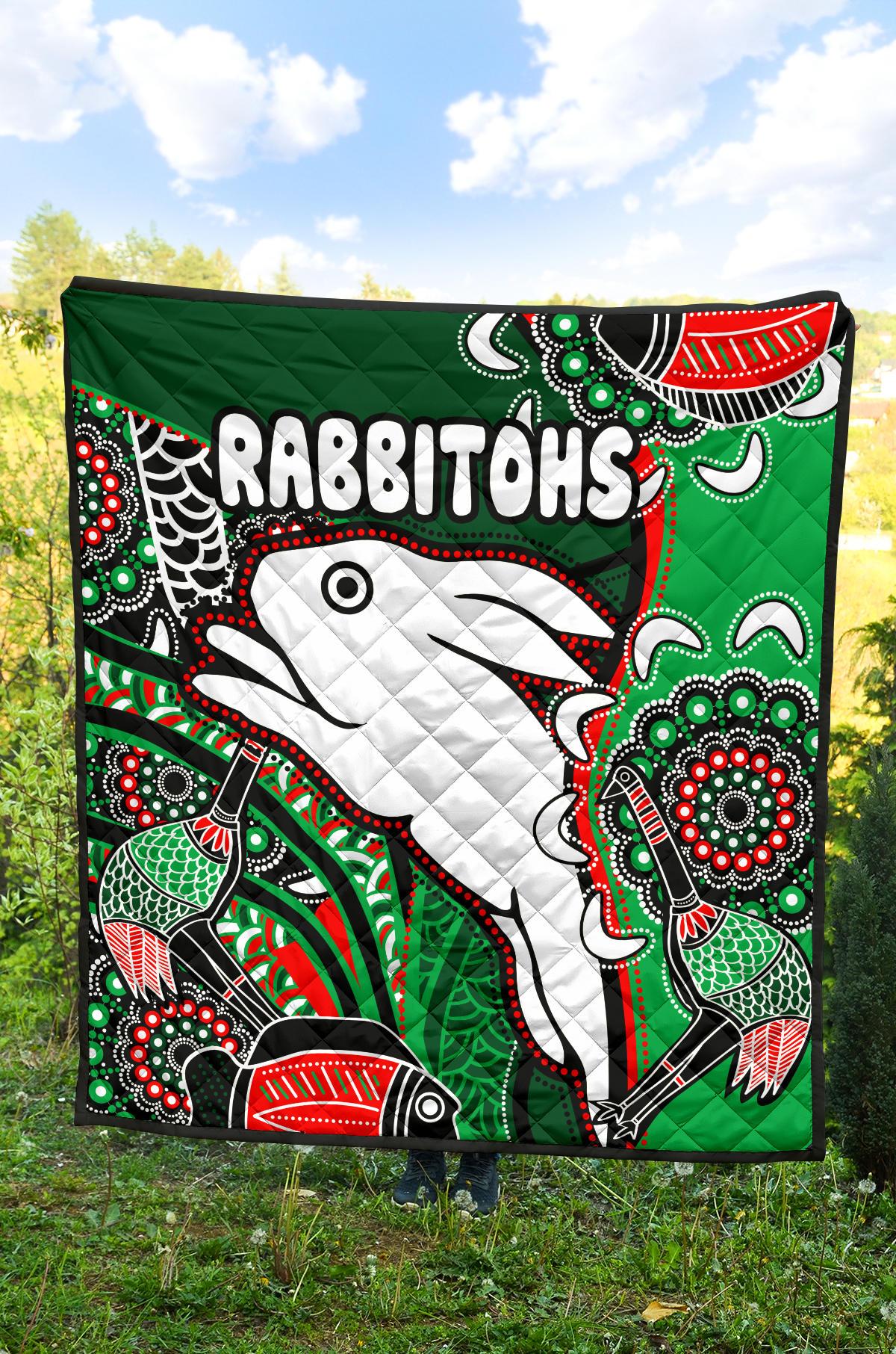 rabbitohs-premium-quilt-indigenous-survival-world