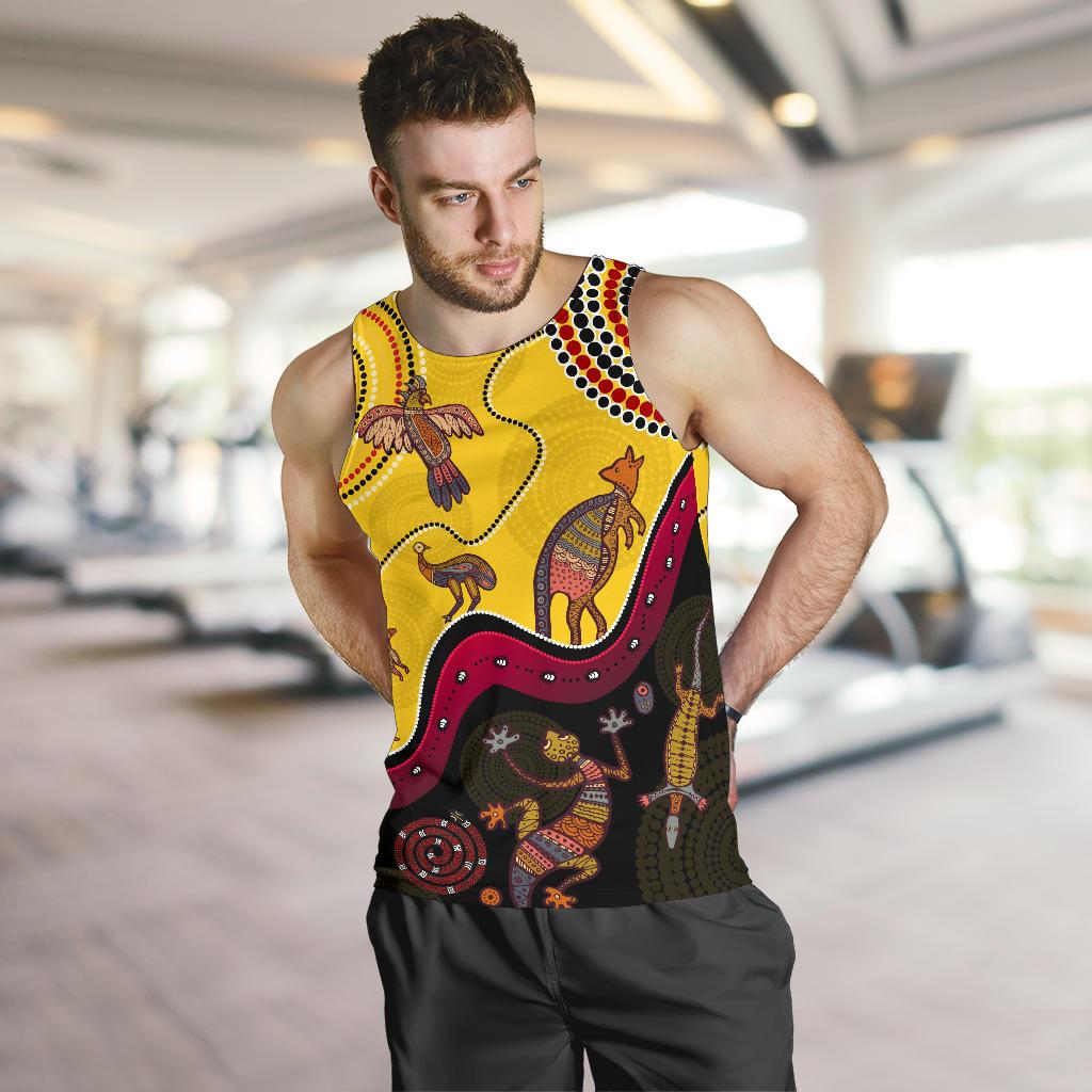 aboriginal-tank-top-indigenous-animals-life-art-men