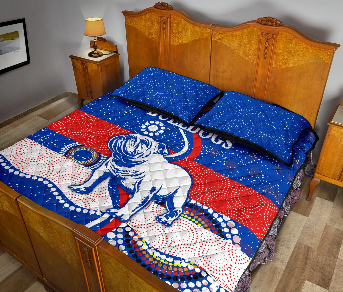 western-quilt-bed-set-bulldogs-unique-indigenous