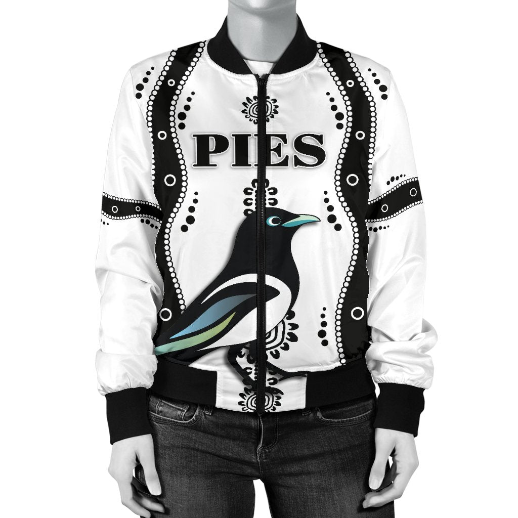 collingwood-women-bomber-jacket-pies-indigenous-white