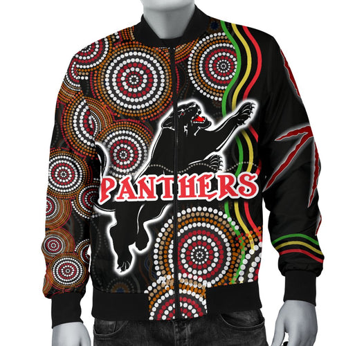 panthers-black-men-bomber-jacket-indigenous-penrith-version