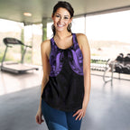 Maori Ta Moko Women Racerback Tank New Zealand Pastel Purple - Vibe Hoodie