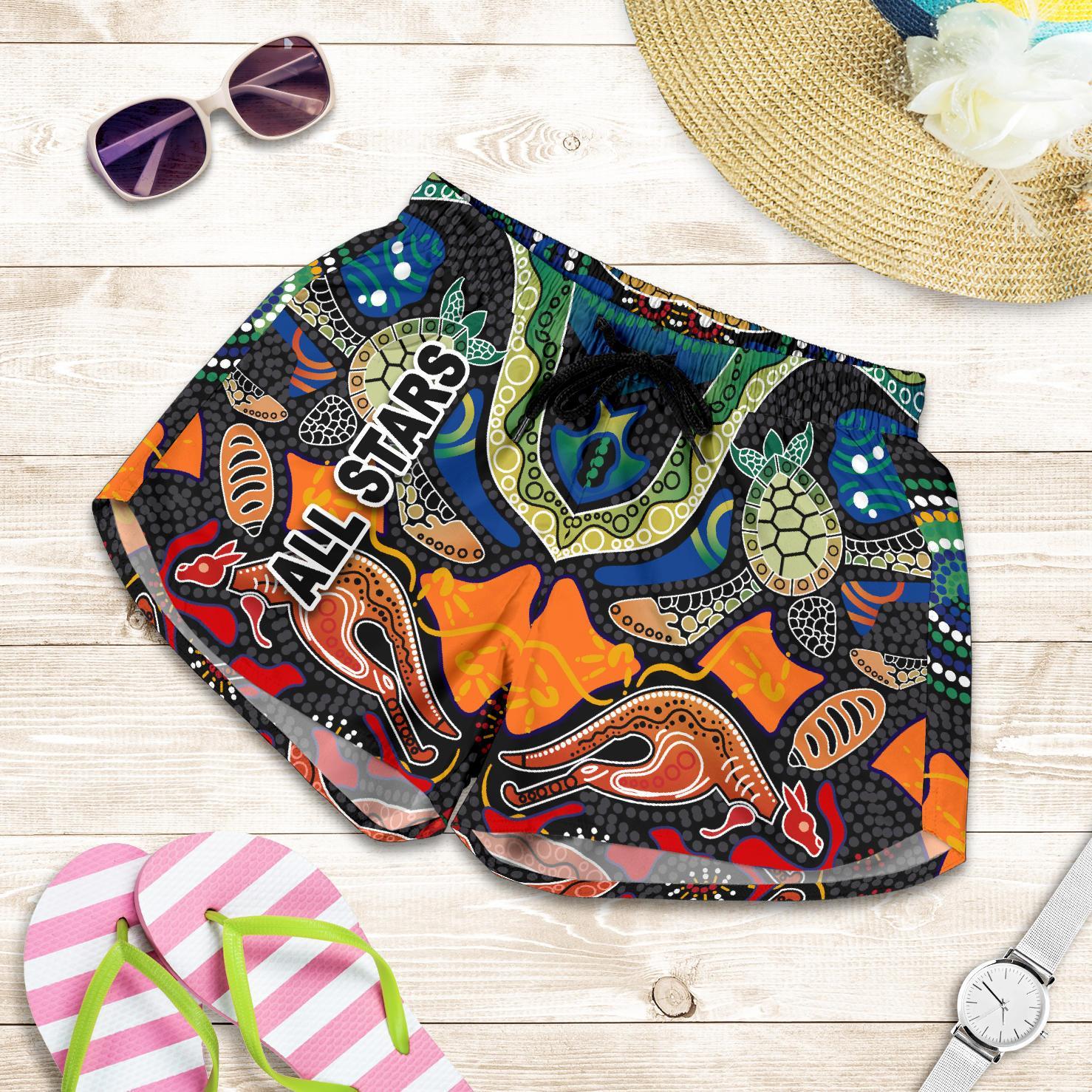 combo-racerback-tank-and-women-short-indigenous-all-stars-pride-version