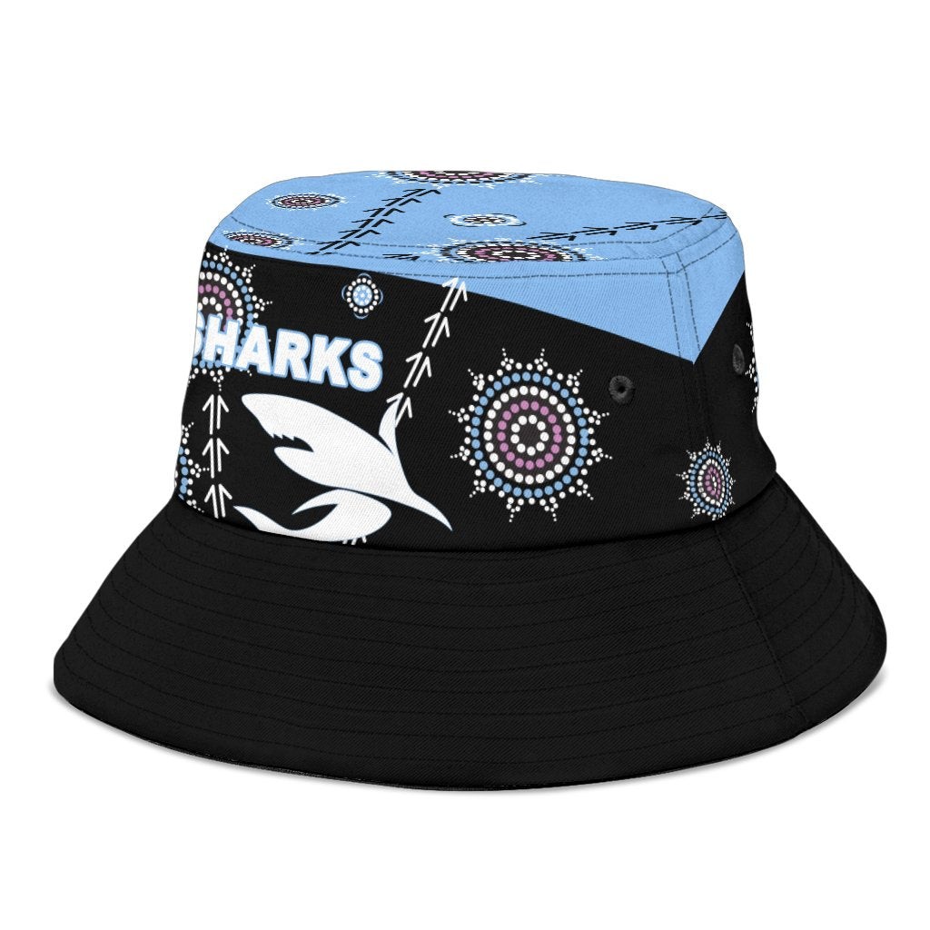 cronulla-hat-sharks-simple-indigenous-black