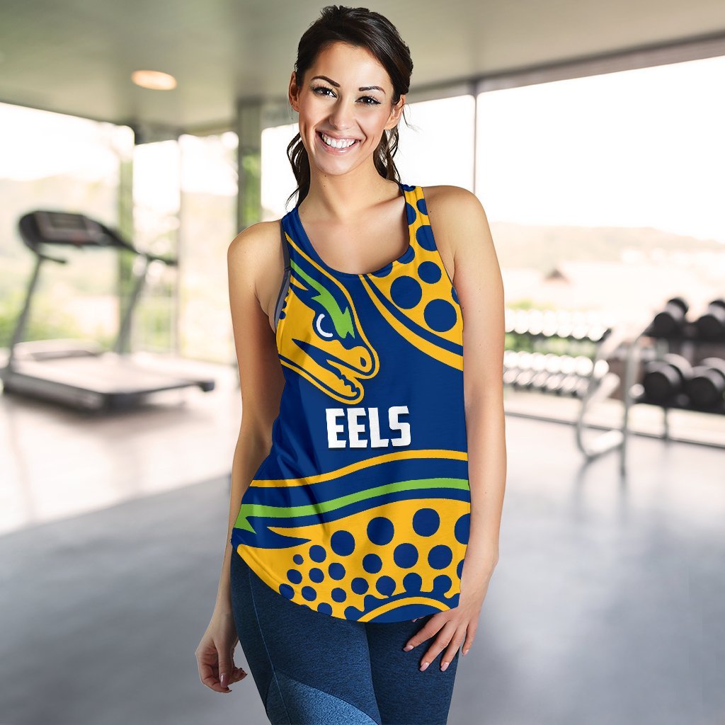Parramatta Women Racerback Tank Eel - Vibe Hoodie