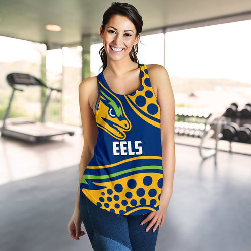 Parramatta Women Racerback Tank Eel - Vibe Hoodie