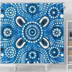 aboriginal-shower-curtain-indigenous-circle-dot-painting-blue-color
