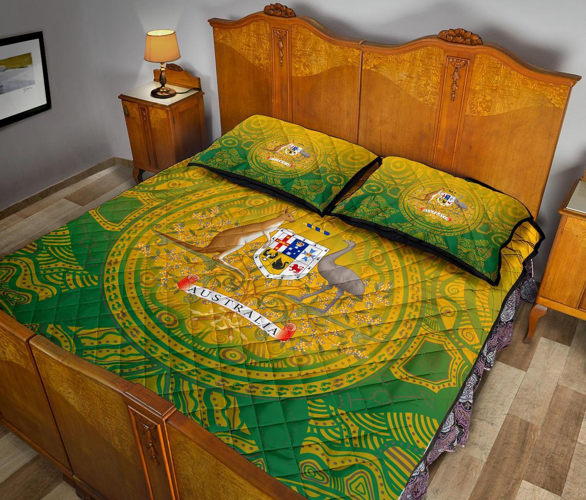 aboriginal-quilt-bed-set-australia-rugby-and-coat-of-arms-ver02