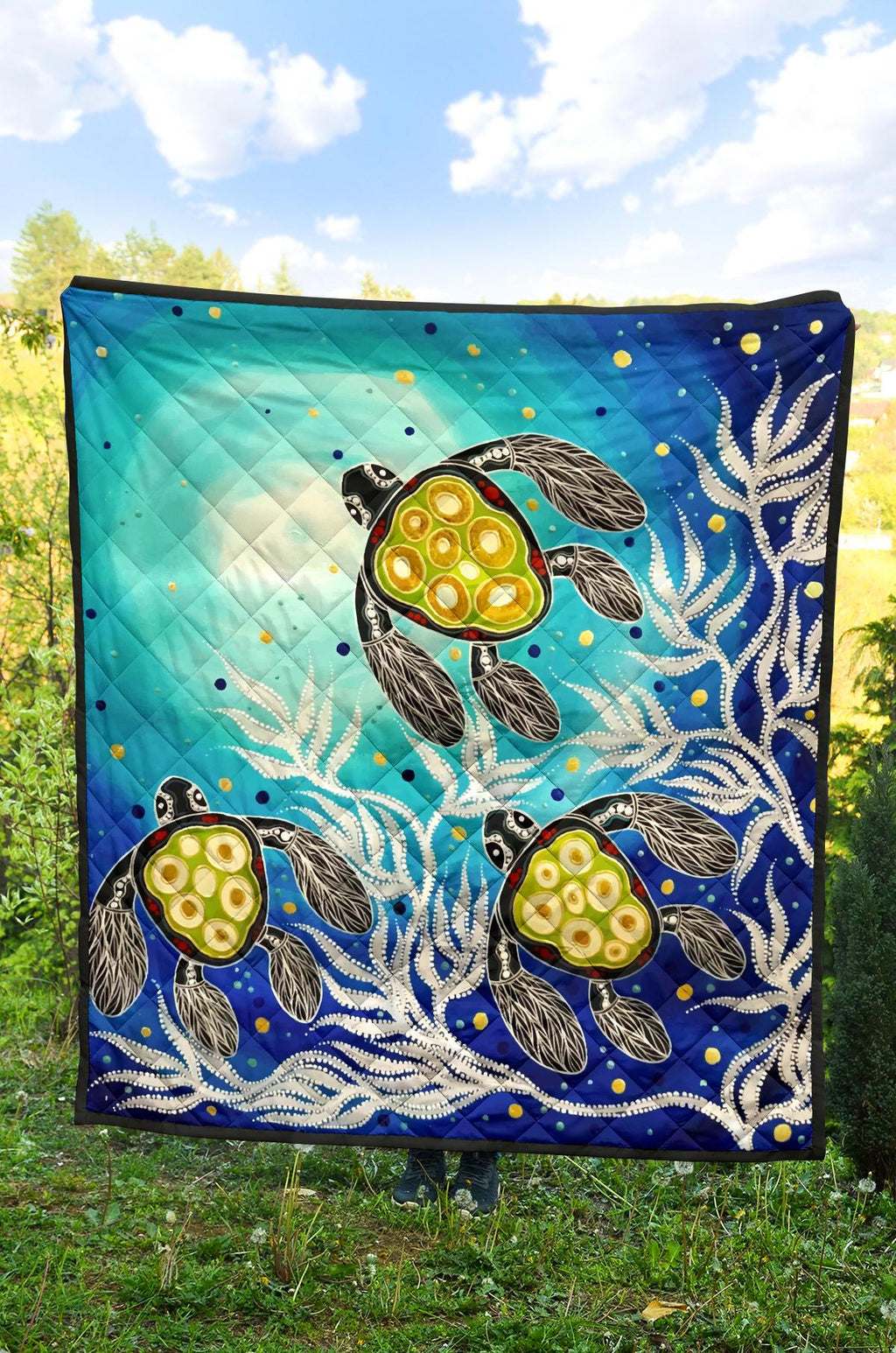 premium-quilt-aboriginal-turtle-art-quilt-set-towards-the-light