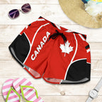 Canada Women'S Shorts- Canadian Maple Leaf Sport Style - Vibe Hoodie