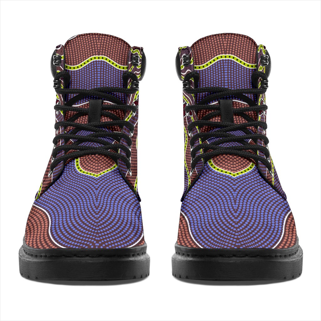aboriginal-boots-koala-patterns-sun-dot-painting-all-season