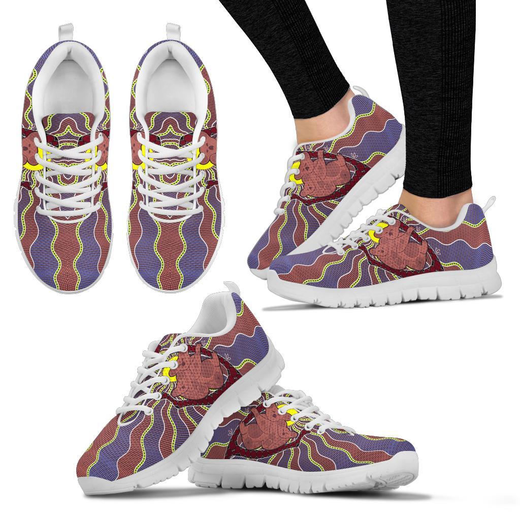 aboriginal-sneakers-koala-family-patterns-sun-dot-painting