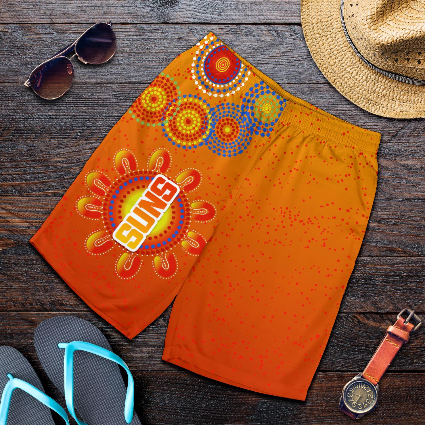 naidoc-suns-men-shorts-gold-coast-indigenous-style