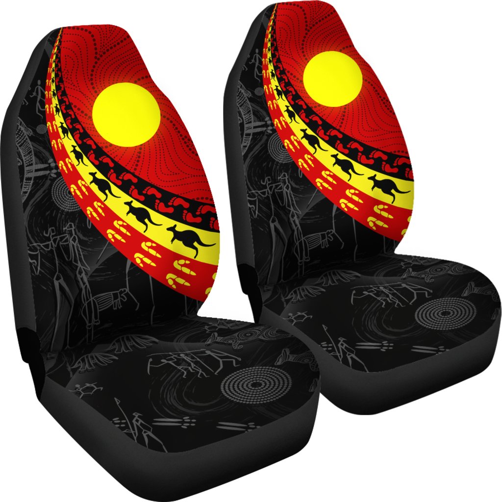 aboriginal-car-seat-covers-indigenous-flag-circle-dot-painting