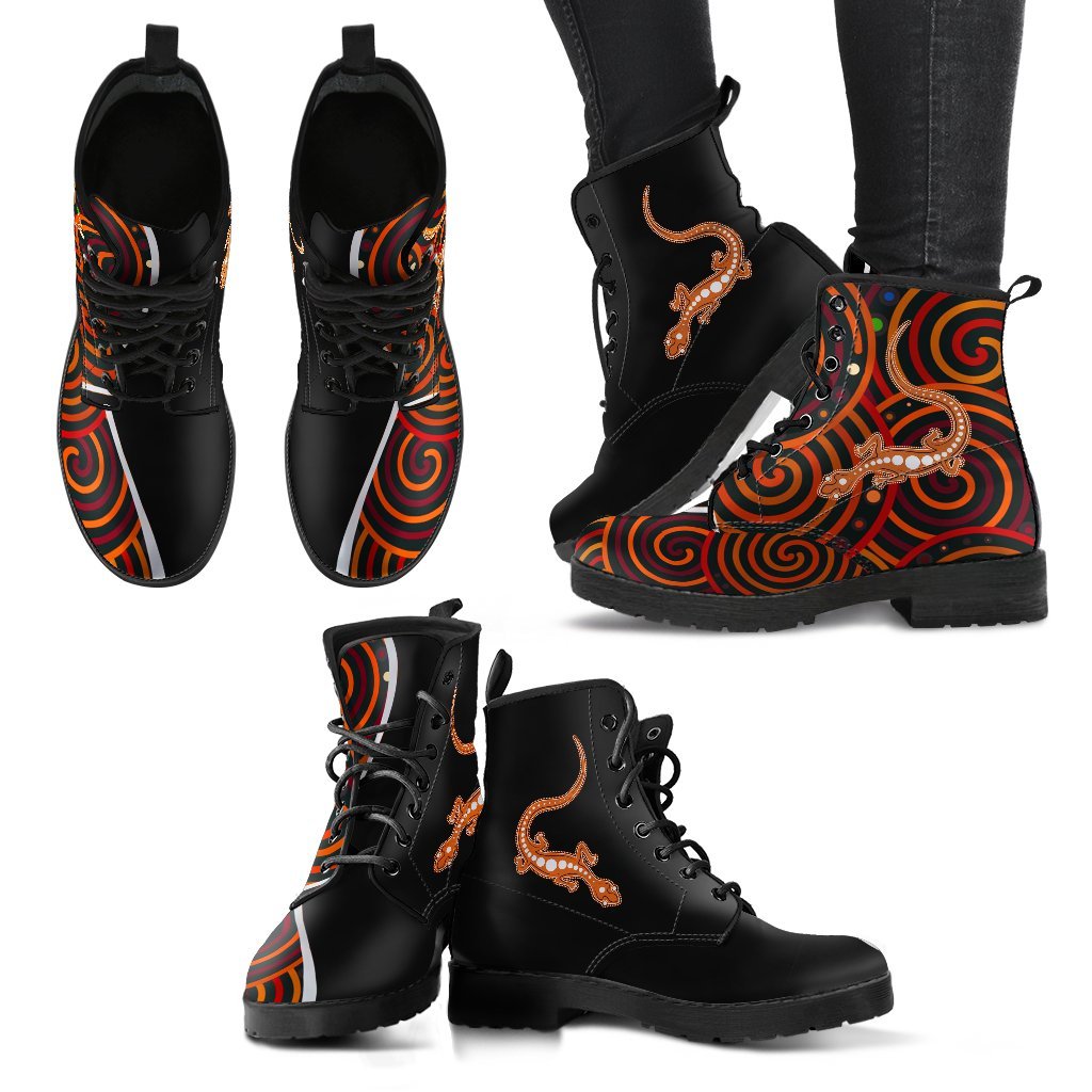 aboriginal-leather-boots-indigenous-lizard-dreaming