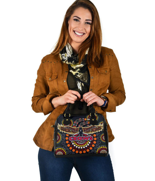 Adelaide Shoulder Handbag Indigenous Crows - Vibe Hoodie
