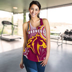 Broncos Indigenous Women Racerback Tank Brisbane Strong - Vibe Hoodie