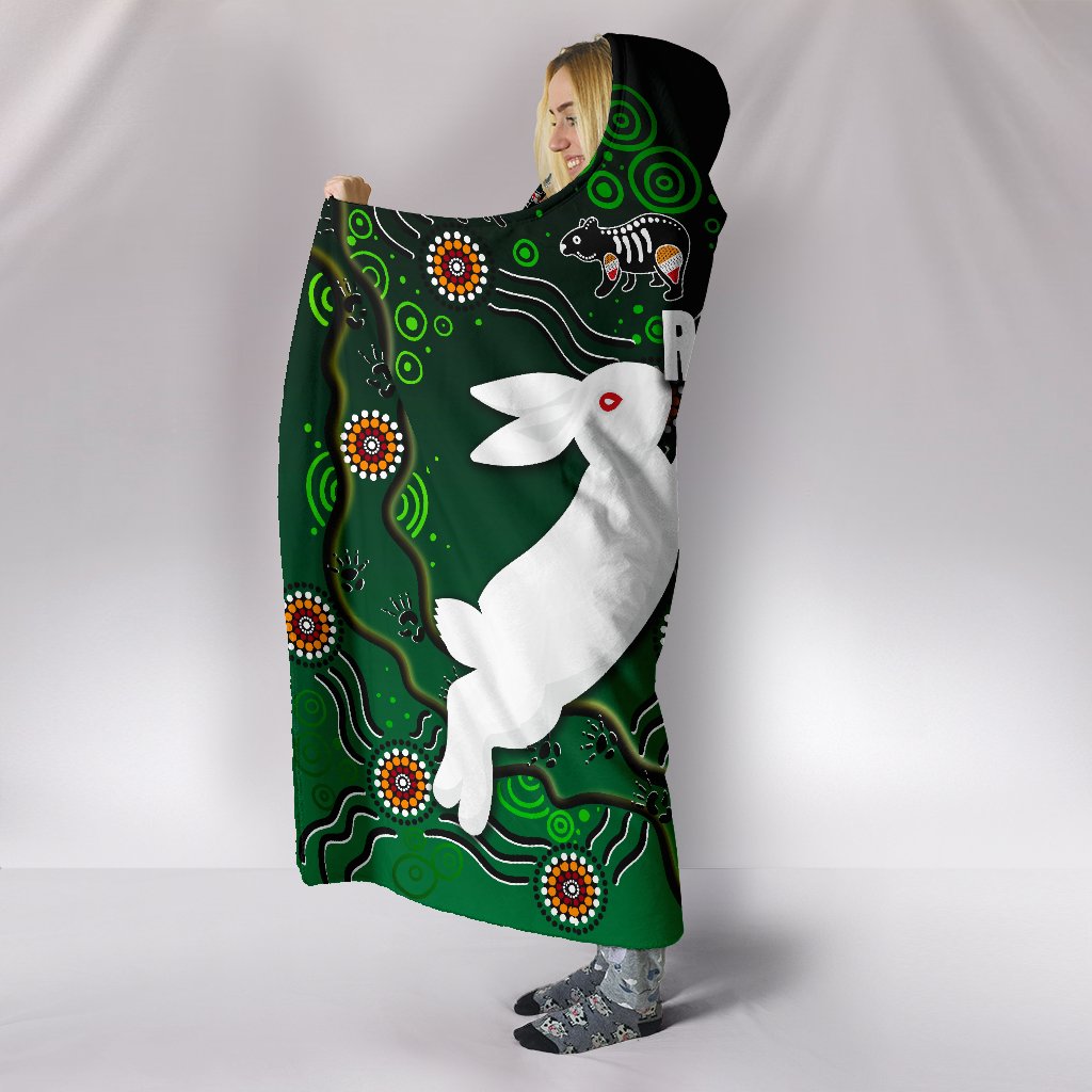 rabbitohs-hooded-blanket-simple-indigenous