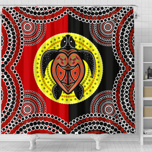 shower-curtain-aboriginal-dot-painting-shower-curtain-turtle