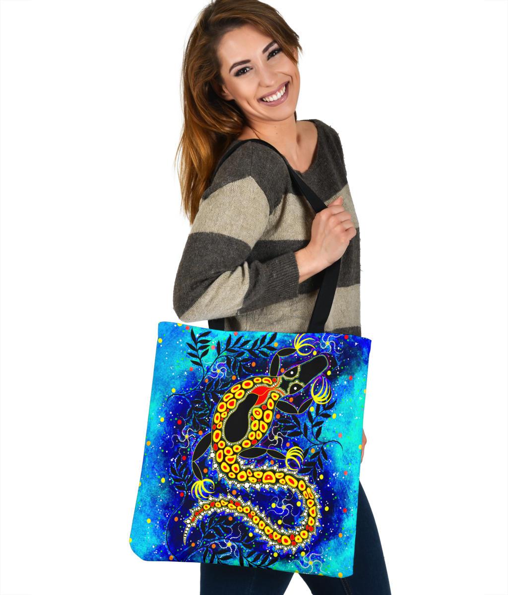 aboriginal-tote-bags-indigenous-crocodile