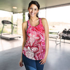 aboriginal-womens-racerback-tank-sea-turtle-with-indigenous-patterns-pink