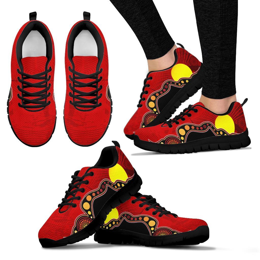 aboriginal-sneakers-australia-aboriginal-lives-matter-flag-circle-dot-painting-art