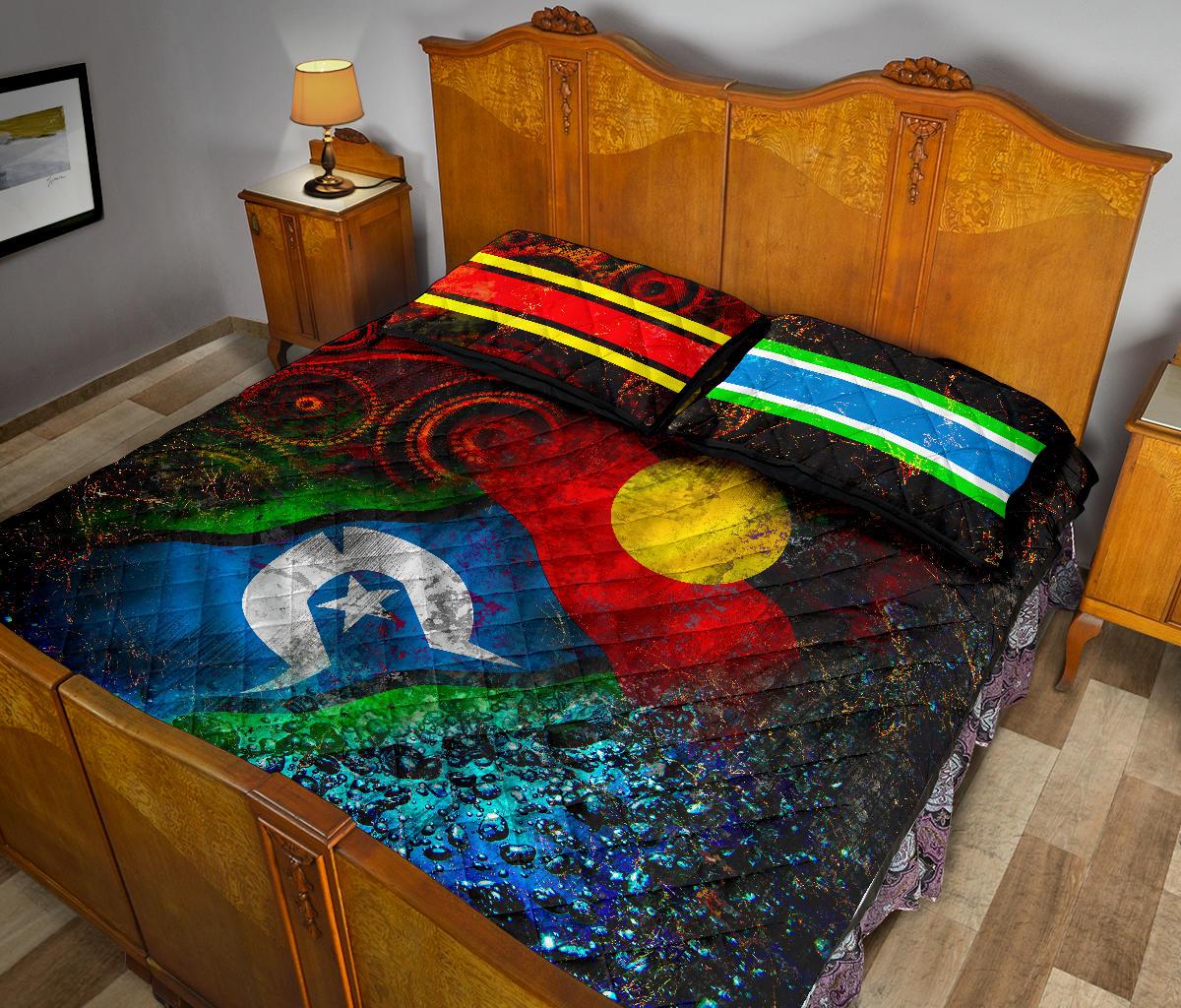 custom-quilt-bed-set-always-was-always-will-be-naidoc-week-2021