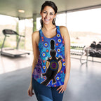 Aboriginal Women's Racerback Tank - Indigenous Platypus - Vibe Hoodie