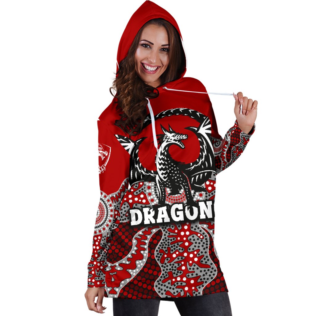 dragons-womens-hoodie-dress-st-george-aboriginal-1