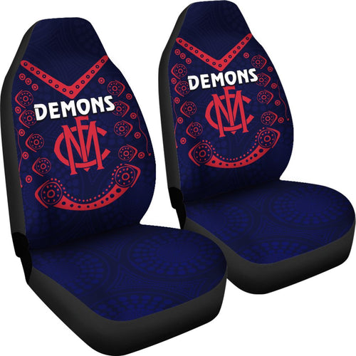 melbourne-demons-indigenous-car-seat-covers-football