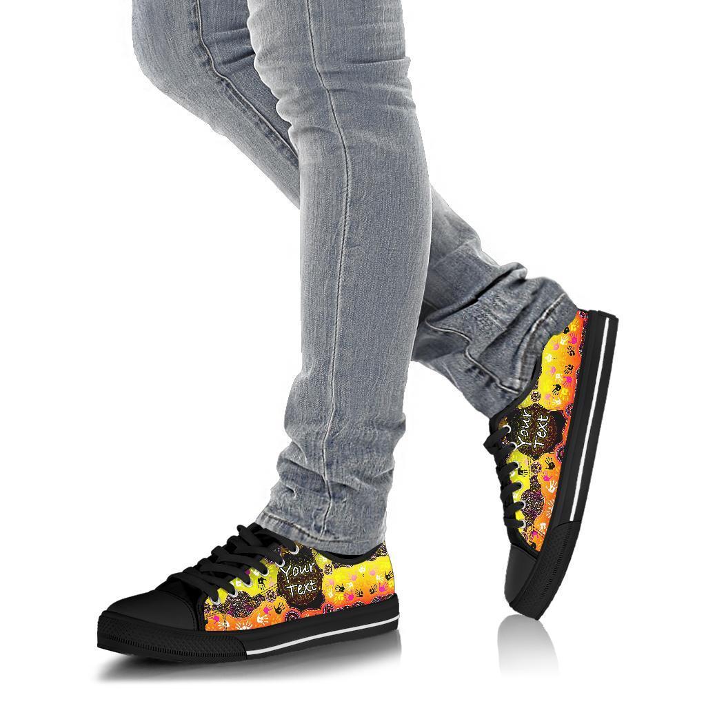 custom-aboriginal-low-top-shoe-indigenous-circle-dot-painting-hand-art-bn18