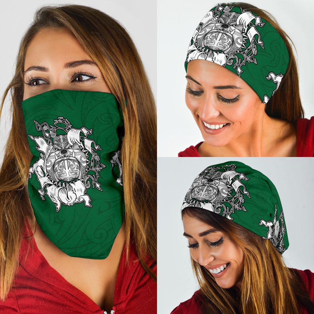 maori-bulldog-bandana-new-zealand-bandana-green