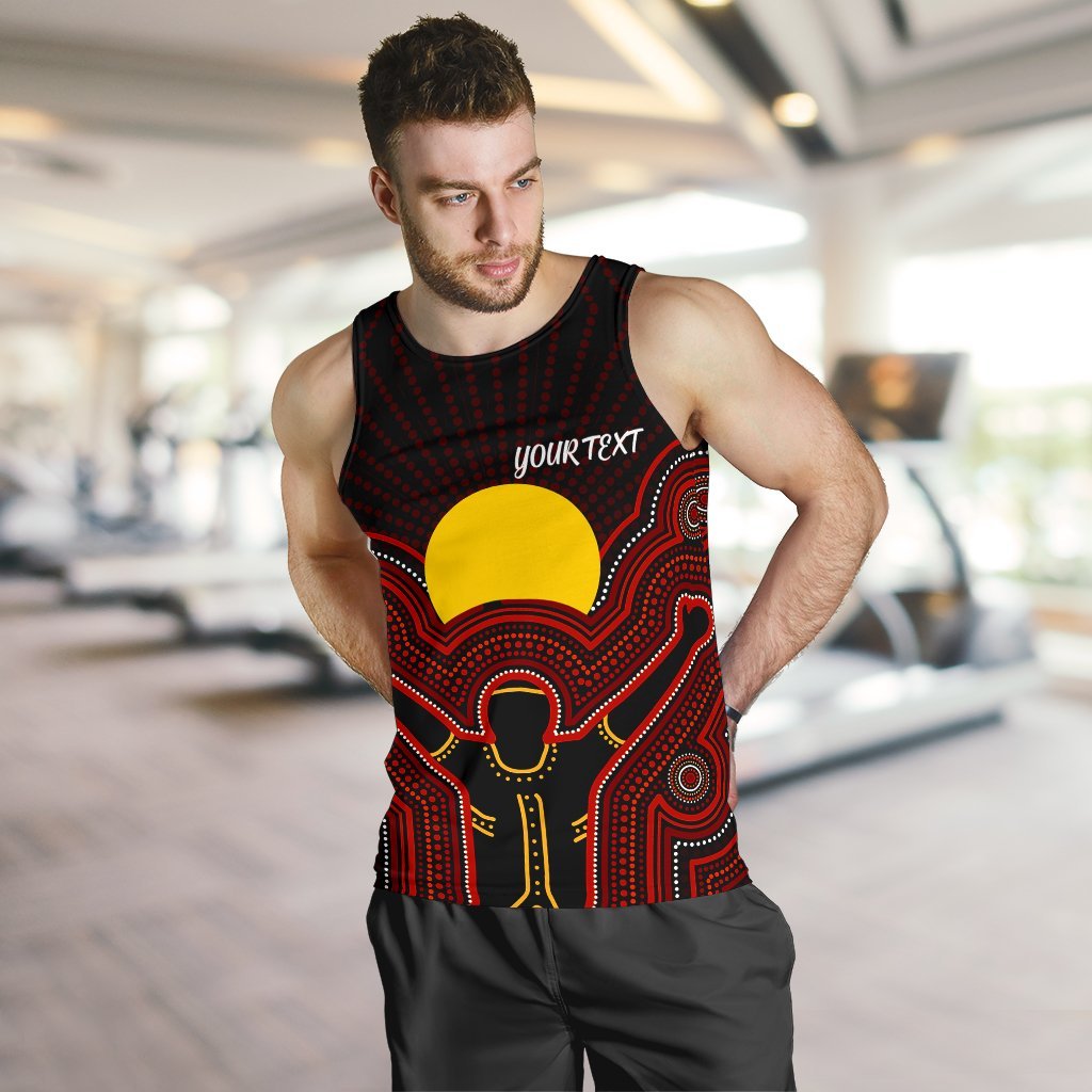 aboriginal-personalised-mens-tank-top-the-sun-always-shines