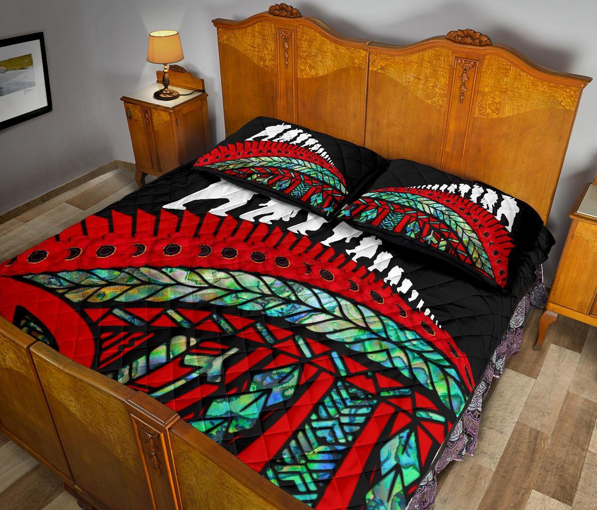 anzac-new-zealand-quilt-bed-set-poppies-lest-we-forget-maori-soldiers-paua