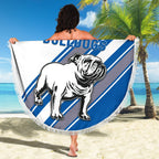 canterbury-bankstown-bulldogs-beach-blanket-simple-style